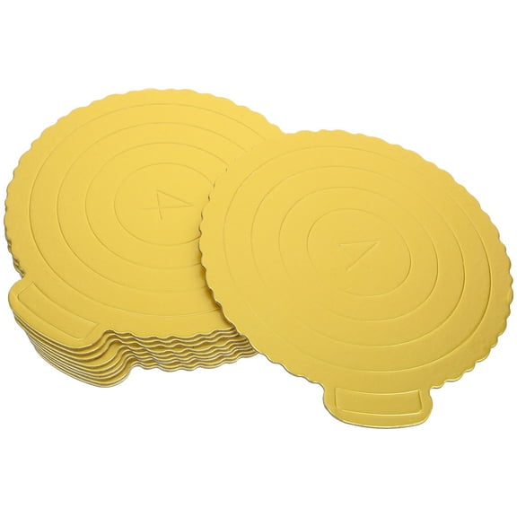 BESTYASH 4 Cake Base Boards, - and Elegant Cake Display for Baking and Decorating