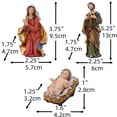 Zayton Nativity Set Christmas Nativity Scene Indoor 11 Piece 5 Inch