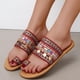 thumbnail image 5 of Sandalias de verano Nuevo Metal Lentejuelas decorativas Zapatos de mujer planos con punta deslizante Wmkox8yii nm6550, 5 of 7