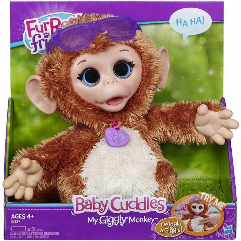 furReal Friends Baby Cuddles My Giggly Monkey Pet - image 2 of 9