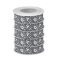 thumbnail image 2 of 5 Rolls Christmas Ribbon 1.5 inch Wide Decorative Ribbon for Gift Wrapping and Holiday Decorations Old-fashioned Floral Pattern, 2 of 7