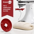 thumbnail image 6 of KneadAce Tilt Head Mixer Dough Shield Compatible with Kitchenaid C Shape Dough Hooks Mixer Accessory Red, 6 of 9