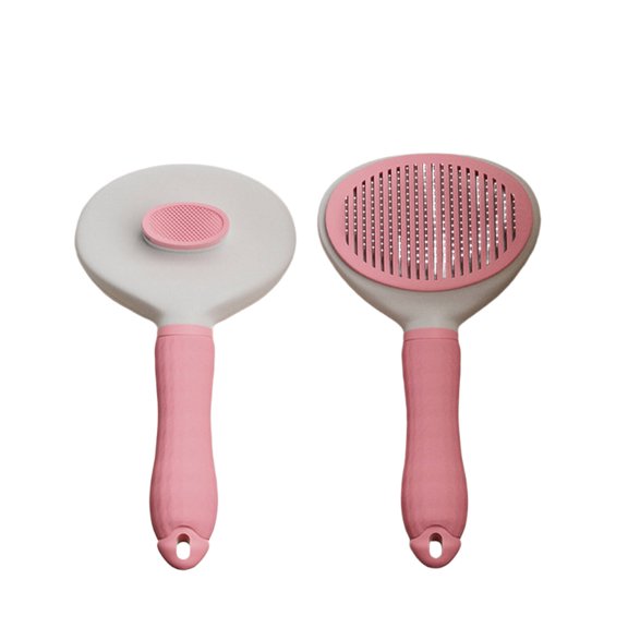 ACDANC 2Pcs Cat Brush Lightweight Cat Brush for Shedding Rounded Stainless Steel Teeth Cat Grooming Supplies,White,Spray Comb Needle