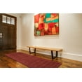 thumbnail image 2 of Celano Hand Woven Marled Wool Rug, Rust/Red-Orange, 2ft - 6in x 8ft, Runner, 2 of 5