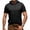 Black-t shirts for man, variant on RongHuan Men's Short Sleeve Hoodie Shirts Summer Athletic Hooded T-Shirt Gym Workout Cotton Pullover Tops