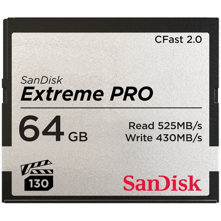 SanDisk Extreme PRO CFカード 64GB 32GB※ SanDisk Extreme PRO 64GB CFast 2.0 Memory Card - SDCFSP-064G-A46D