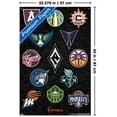 thumbnail image 3 of WNBA League - Logos 25 Wall Poster with Pushpins, 22.375" x 34", 3 of 4