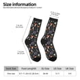 thumbnail image 2 of Balery Mushroom Calcetas Largas con Estampado para Hombre y Mujer – Suaves y Transpirables, Talla Única (US 5-11), 2 of 6