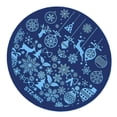 thumbnail image 3 of KAIYANG 1 pieza Kit de estampador de uñas navideño Placas de estampado de uñas con copos de nieve Herramientas color 3, 3 of 5