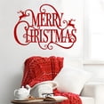 thumbnail image 4 of Puntoco Pegatinas de pared para decoración de puertas y ventanas de dormitorio, sala de estar, dormitorio, eslogan personalizado navideño, reno, 4 of 6