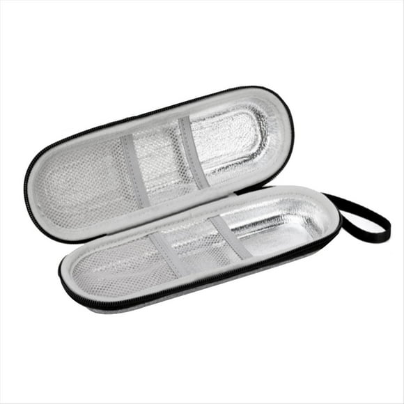 Bolsa de Refrigeración para Insulina, Bolsa de Almacenamiento en Frío Glaciada, Bolsa de Viaje para Medicamentos, Bolsa Térmica para Bolígrafos, Sin Gel.
