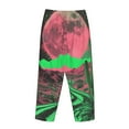 thumbnail image 5 of Goofa Neon Desert Moon Printed Soft Pajama Pants for Women, Wide Leg Comfy Casual Lounge Yoga Pants-XX-Large, 5 of 9