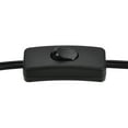 thumbnail image 5 of Uxcell Polyvinyl Chloride US Plug Lamp Cord with Switch SPT-2 18AWG Power Wire 1.8M Black UL Listed, 5 of 5