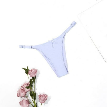 

Quealent Briefs For Women Womens Lace Panties Womens Hollow Lifting Seamless Low Waist Comfortable Womens Briefs Blue XL
