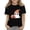 Black, variant on Kids Halloween Shirts Crew Neck Short Sleeve Halloween Tees Cute Ghost Print Casual Halloween Tops for Boys Girls Halloween Costume