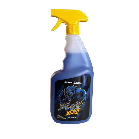 Street Legal Blue Beast Heavy-Duty Engine Degreaser Liquids Bottle, 32 Oz