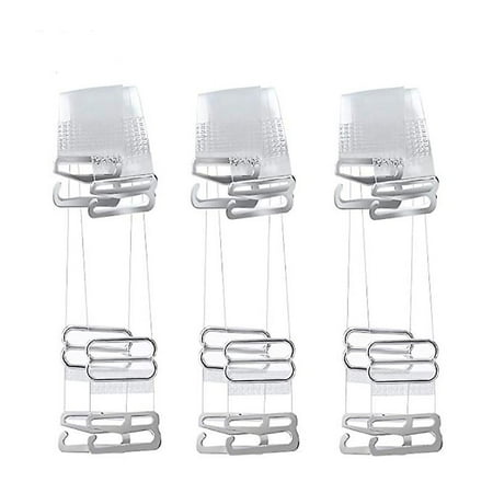 

Invisible Clear Bra Straps Non-slip Adjustable Bra Strap soft 3 Pair