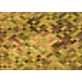 thumbnail image 1 of Ahgly Company Machine Washable Indoor Rectangle Transitional Yellow Area Rugs, 4' x 6', 1 of 7