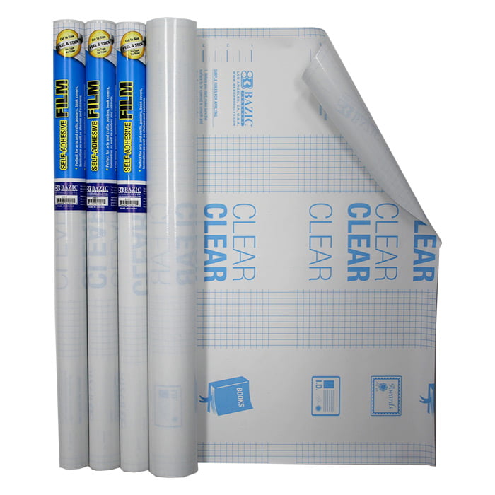 Tiger Clear Film Book Cover Quality Roll Self Adhesive Sticky Back Protector 33cm X 1m 1 for sale online 