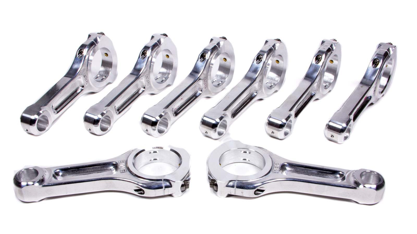 BILL MILLER Engineering 6.000" I Beam Connecting Rod SBC 8 pc P/N