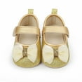 thumbnail image 4 of Yoyauz Baby Girl Mary Jane Shoes Anti Slip Rubber Sole Ballet Slippers Princess Dress Wedding Shoes Newborn Kids Shoes Toddler Shoes（0-12 Month）, 4 of 9