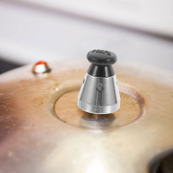 GOOHOCHY 1 Set Pressure Cooker Valve Pressure Cooker Safe Regulator Replacement Exhaust Valve With Anti-Blocking Accessories And Exhaust Rod Silver