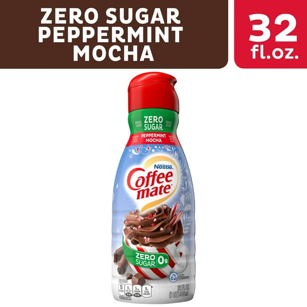 Nestle Coffee Mate Zero Sugar Peppermint Mocha Liquid Coffee Creamer