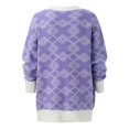 thumbnail image 4 of Vedolay Women's Cardigan Sweaters Long Sleeve Open Front Knit with Pockets Purple,S, 4 of 5