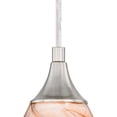 thumbnail image 3 of P0174 Milano Toffee Pendentif Mini en Verre - Finition Nickel Satiné, 3 of 4