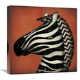 thumbnail image 1 of Global Gallery's 'Zebra Wow' By Ryan Fowler Stretched Canvas Wall Art, 1 of 4