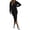 Black, variant on Women’S 2-Piece Casual Matching Set, Sleeveless Square Neck Bodycon Midi Dress With Long Sleeve Button Up Cardigan Jacket, Smooth Wrinkle-Resistant Polyester Fabric, 2pcs, Sizes S Through XXXL