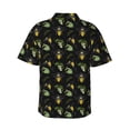 thumbnail image 3 of Goofa Bee Floral Hawaiian Shirt for Men, Unisex Summer Beach Casual Short Sleeve Button Down Shirts,Aloha Tropical Floral print shirt-XX-Large, 3 of 9