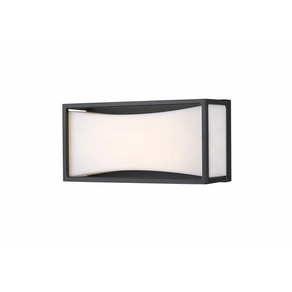 8W 1 Led Vanity Light Fixture in Industrial Style 10 inches Wide By 5 inches High-Matte Black Finish Bailey Street Home 372-Bel-4185763