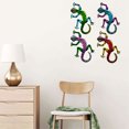 thumbnail image 2 of 4 Colors Gecko- Metal Wall Art Metal Lizard Art Wall Sculpture Hanging Decor, 2 of 7
