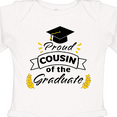 thumbnail image 4 of Inktastic Proud Cousin of the Graduate-family Graduation Boys or Girls Long Sleeve Baby Bodysuit, 4 of 5