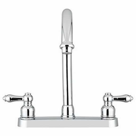 Dura Faucet D6U-DFPK340LCP J-Spout Faucet, Chrome Polish