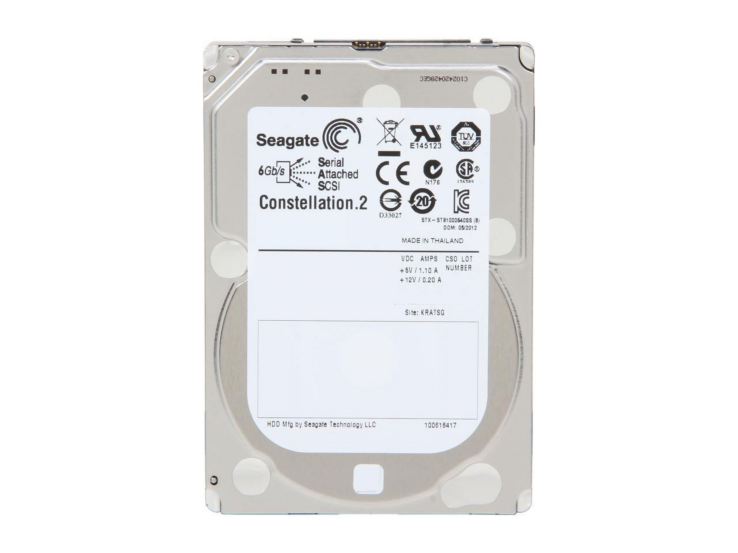 Seagate Constellation.2 ST91000640SS 1TB 7200 RPM 64MB Cache SAS 6Gb/s 2.5" Internal Enterprise Hard Drive Bare Drive