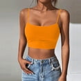thumbnail image 2 of StSilkitty Crop Sleeveless Camisole for Womens Solid Color Spaghetti Strap Tank Tops Summer Casual Soft Blouses, 2 of 5