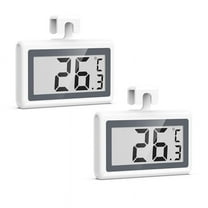 Fridge Freezer Thermometer, Digital Refrigerator Thermometer,with LCD Display, °C/°F Switch,for Kitchen,Home,Restaurants