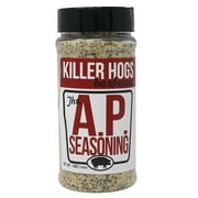 Killer Hogs AP Seasoning | Championship BBQ and Grill All Purpose Seasoning for Beef, Steak, Burgers, Pork, and Chicken | Salt, Pepper, Garlic (SPG) | 14 Ounces