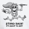 thumbnail image 3 of CafePress - Stand Back! White T Shirt - Men's White Classic Cotton T-Shirts, 3 of 4