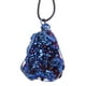 thumbnail image 1 of Crystal Irregular Rock Pendant Crystal Necklace Electroplated Jewelry, 1 of 9