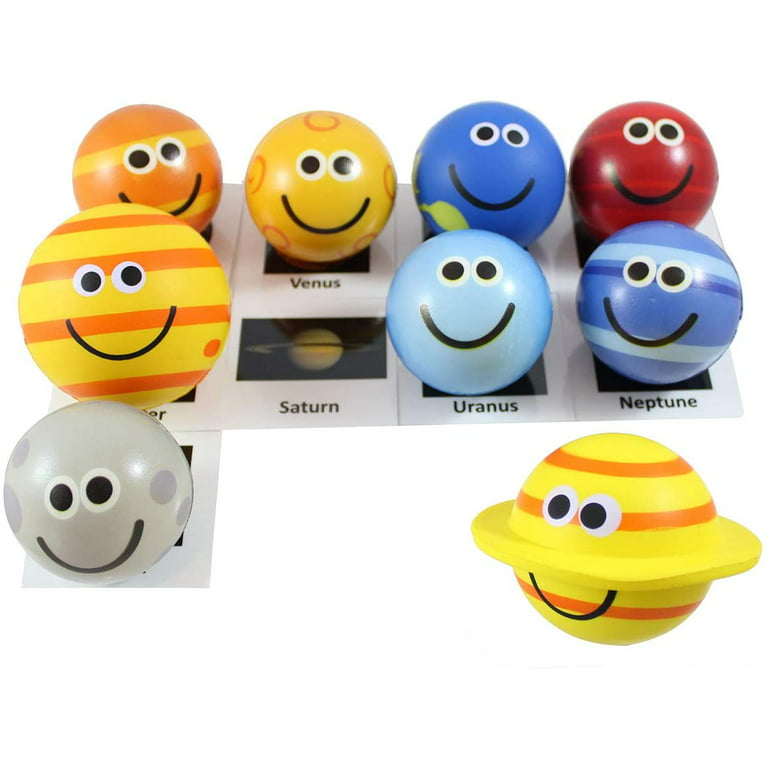Acheter 9Pcs 6CM Planet Ball Toy Solar System Star Cognition Early