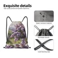 thumbnail image 4 of Sikiie Lilacs Teapot Scenic Painting Drawstring Backpack Drawstring Bags, Draw String Back Bag for Sports, Gym, Travel, Swimming, Beach-Medium, 4 of 6