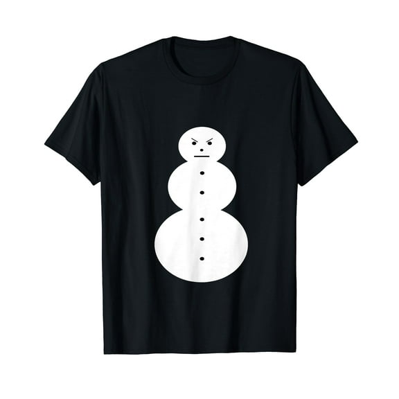 Christmas Snowman in Winter Wonderland T-Shirt for Men Women Cotton Xmas Top Tee Fashion Casual Short Sleeves