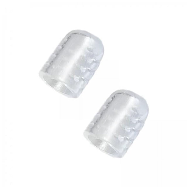 Paquete de 2 a 6 protectores de dedos de silicona con agujeros y punteras transpirables para correr en casa 2 piezas