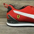 thumbnail image 2 of PU & MA Ferrari Track Racer Men’s Size 11.5 Sneakers Running Shoes Red Lace up, 2 of 6
