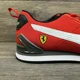thumbnail image 2 of PU & MA Ferrari Track Racer Men’s Size 11.5 Sneakers Running Shoes Red Lace up, 2 of 6