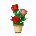 thumbnail image 5 of Assembly Toy Block Rose Flower Succulent Pot Plant Compatible with Lego Eternal Sunflower Gift for Girls, 5 of 5