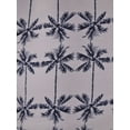 thumbnail image 4 of Sans Souci Sporty California Palm Tree Prints Lace Trim Drawstring Mini Shorts, 4 of 4